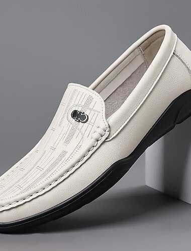  Casual instappers voor heren, lichtgewicht comfortabele rijschoenen in zakelijke casual stijl, platte schoenen voor mannen, geschikt voor kantoor, woon-werkverkeer, reizen, smart casual gelegenheden en dagelijks gebruik.