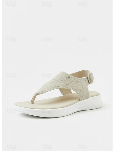  סנדלי ספורט סריג נושמים לנשים - סוליה גמישה ומרופדת, סגנון קז'ואל מודרני להליכה, טיולים, טיולי קיץ וללבוש יומיומי