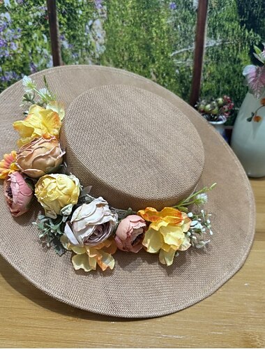  hoed Polyesteri Bruiloft Verjaardag Vintage leuke Style Retro Met Bloemen Helm Hoofddeksels