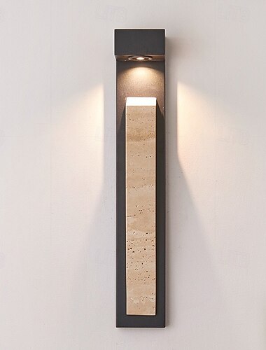  Vevnitř LED Venkovní nástěnné světlo Vnitřní nástěnná svítidla Venkovní Kov Kámen nástěnné svítidlo IP44 110-120V 220-240V