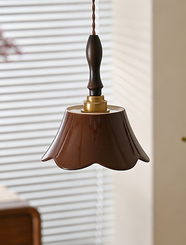  Luxusní keramické stínidlo na závěsnou lampu e27 1 - lampa umělecká mosazná dekorace závěsné světlo jídelna noční lampa domácí stropní závěsná lampa nastavitelné svítidlo, závěsná lampa