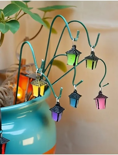  6er-Set Miniatur-Gartenstecker, leuchtend im Dunkeln, Bonsai-Mini-Ornamente, kleine Deko-Elemente für Treffen und Partys, Feengarten-Mini-Landschaften, zauberhafte Gartendekoration