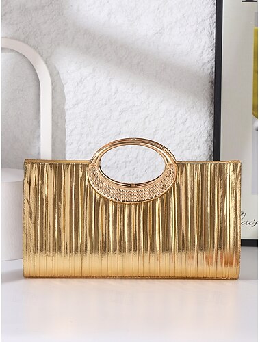  Sac à main pour femme en similicuir, plusieurs couleurs, orné de strass, bandoulière chaîne pour un porté épaule ou croisé, pochette élégante idéale pour les mariages, les fêtes et les événements