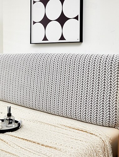  Fortykket hodegavltrekk jacquard heldekkende støvtett hodegavlbeskytter jacquard fortykket sengegavltrekk