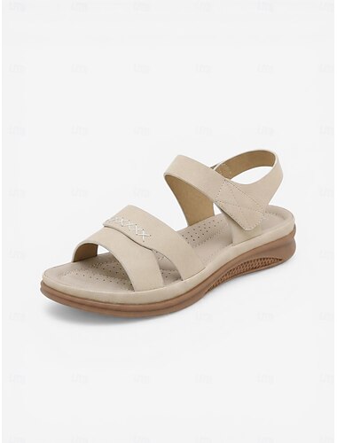  Damskie niebieskie sandały do chodzenia z podparciem łuku stopy – regulowane, wygodne sandały z paskiem na kostkę, amortyzowane, lekkie, codzienne buty do podróżowania i spacerów po parku &odzież