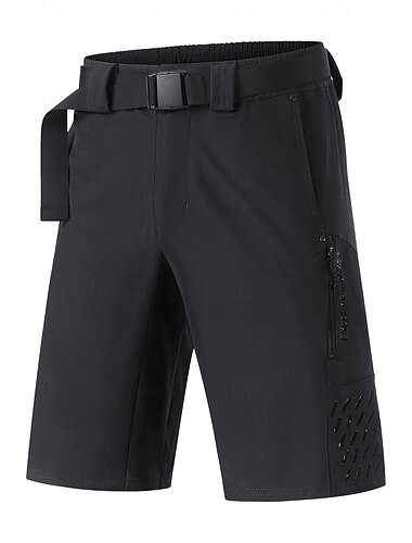  Arsuxeo Herren Einfarbig Radsport-Radhose: Fahrradhose MTB-Fahrradhose Fahhrad Shorts Weite Shorts Formpassend Sport Belüftung Schnelltrocknend Frontreißverschluss Reflektierende Besätze / Fluoreszenz