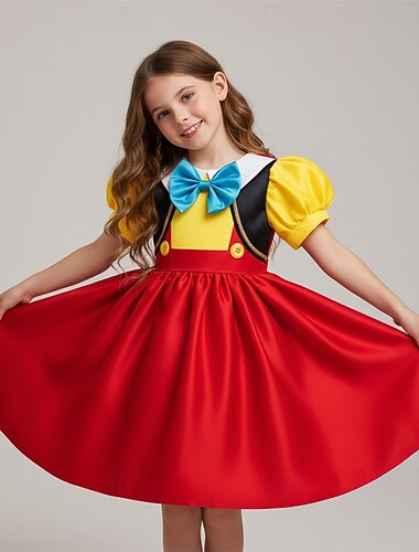  Sjöjungfru Prinsessa Klänningar Cosplay-kostym Kläder Film Mode söt stil Tutus for Flickor Barn Maskerad Dagligen Fest Helgdag