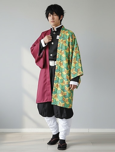  טומיוקה ג'יו אנימה תחפושות קוספליי תלבושות חליפות קוספליי חרב אביזרים נוספים עליון מכנסיים גלימה עבור בגדי ריקוד גברים בגדי ריקוד נשים בנים מבוגרים