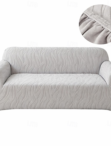  Elastischer Universal-Sofaüberzug, vollflächig, rutschfest und kratzfest, modernes, schlichtes Design, zum Schutz Ihrer Wohnzimmermöbel