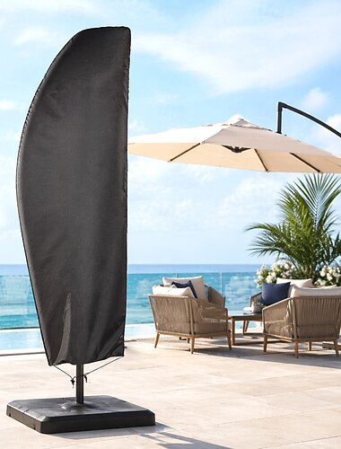  210d oxford utomhusparasoll vattentätt dammskydd banan paraplyskydd trädgård paraply regnskydd