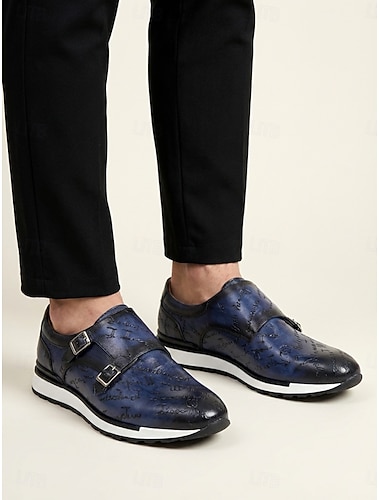  scarpe monk strap in pelle da uomo: eleganti e comode, perfette per matrimoni, eventi aziendali e occasioni formali