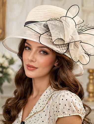  Kapelusz Derby w stylu vintage z lat 50. Kapelusz kościelny Kapelusz Kentucky Derby Dama Szlachetna Kapelusz na Walentynki dla kobiet Derby Ascot Festiwal Wyścigów Konnych Kapelusz dla dorosłych