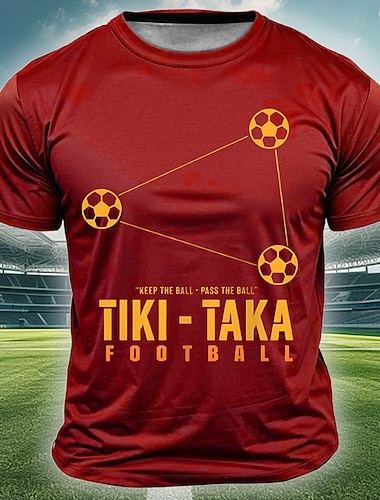  Coppa internazionale di calcio 2026 torneo globale di calcio tiki taka calcio uomo tieni la palla passa la palla tattiche maglietta grafica manica corta giorno partita abbigliamento di design