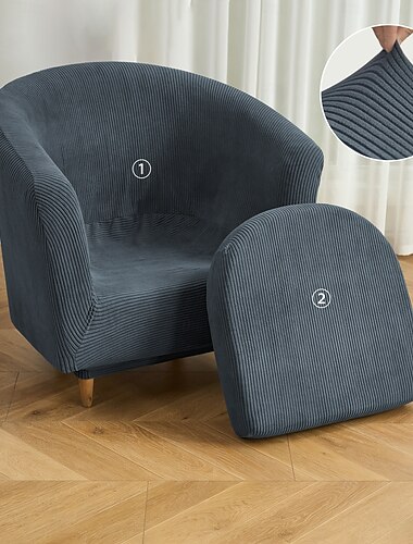  Sesselbezug aus dehnbarem, weichem Fleece-Stoff, ideal als Schutzhülle für Wohnzimmermöbel