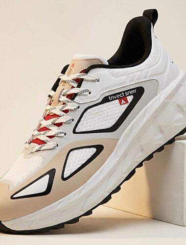  Pánské Na běžné nošení Denní Látka Pohodlné Šněrování Černá Khaki Béžová Celý rok