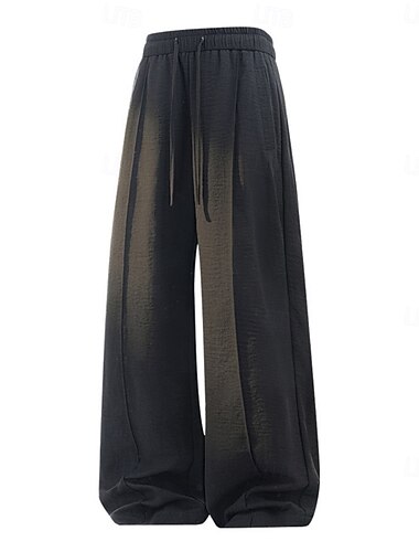  Pánské Plátěné kalhoty Kalhoty Letní kalhoty Plážové kalhoty Šňůrky Elastický pas Pevná barva Pohodlné Prodyšné Denní Venkovní Plážové prázdniny Módní Černá Meruňková Neelastické