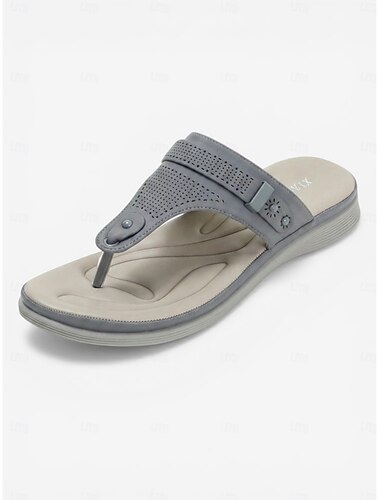  Damskie japonki z podparciem łuku stopy – wygodne, amortyzowane sandały na japonkach, przewiewne i lekkie letnie kapcie na plażę, w podróż i na spacery &odzież codzienna