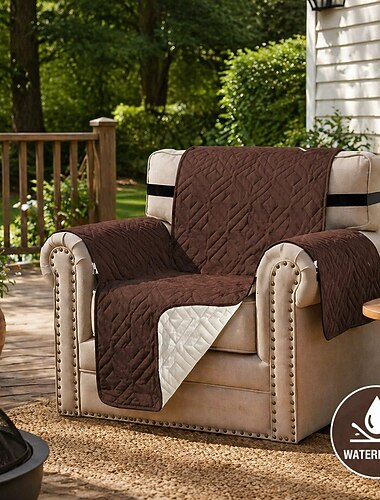  Cuscino per divano design copertura per divano impermeabile e traspirante per animali domestici tappetino protettore universale di colore solido semplice