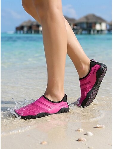  Chaussures aquatiques violettes pour femmes, à séchage rapide, antidérapantes, type chaussettes légères, idéales pour la plage, la piscine et la randonnée. &sports nautiques
