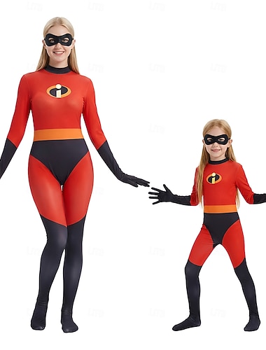  Hero Zentai-kostymer Kläder Bodysuits Fest Cosplay Kostymer med film-tv-tema for Unisex Barn Vuxna Maskerad Fest Halloween Comic Con