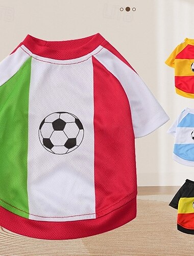  vêtements de football pour chiens lavables en machine