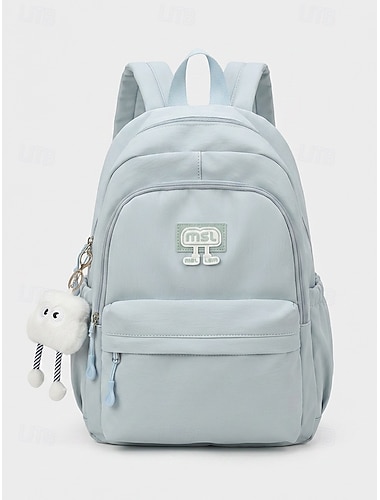  Sac à dos en polyester pour femme, grand modèle &Tailles compactes, bretelles ajustables, plusieurs couleurs, spacieuses pour l'école, les voyages, les sports de plein air, un usage quotidien