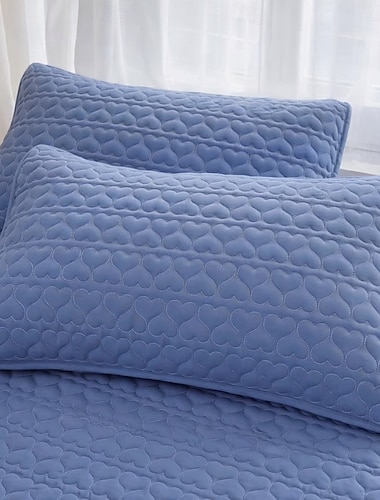  Gesteppter, wasserdichter Kissenbezug, auslaufsicher, weich, atmungsaktiv, mit Reißverschluss, Einzelkissenbezug für Schlafzimmer und Heimtextilien