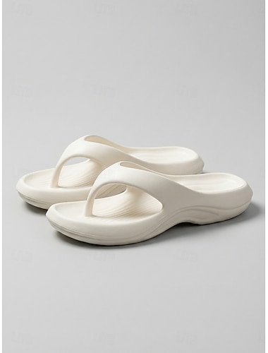  Sandales unisexes noires à entre-doigts - tongs ultra-confortables avec soutien de la voûte plantaire, idéales pour les vacances à la plage et les séjours en bord de mer. &vêtements décontractés d'été