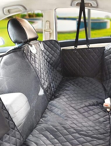  Καλύμματα καθισμάτων αυτοκινήτου για σκύλους, προστατευτικά καθισμάτων κατοικίδιων με παράθυρα από πλέγμα, αιώρες για σκύλους ανθεκτικές στις γρατσουνιές και αντιολισθητικές, κατάλληλες για
