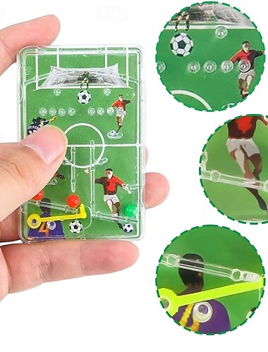  80 stuks voetbalflipperkastspel voor kinderen, mini draagbaar doolhofspeelgoed voor voetbalfeestjes, als vulling voor goodiebags, sportthema verjaardagscadeaus, beloningen voor in de klas,