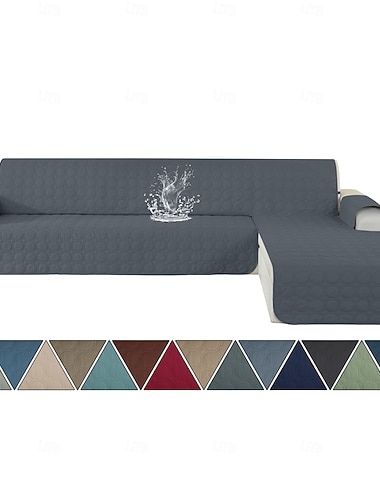  Wasserdichte Haustier-Sofamatte, rutschfester Ganzjahres-Liegebezug, moderner minimalistischer Couchschutz für Hunde und Katzen