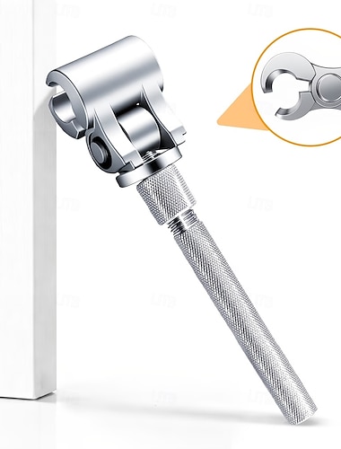  Clé à charnière réglable, outil antidérapant en acier à haute teneur en carbone pour un alignement parfait de la porte, multifonctionnelle pour portes intérieures/coupe-feu/fer, aucun assemblage