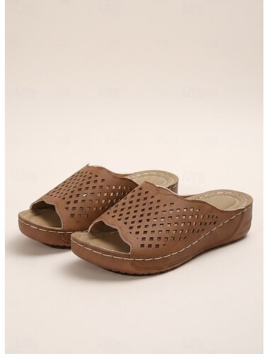  sandale cu decupaj pentru femei – sandale respirabile pentru ieșiri casual de vară și călătorii