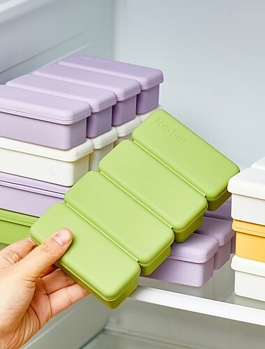  Silikon-Eiswürfelformen mit Deckel, ideal zum Kühlen von Getränken und Smoothies, unverzichtbare Küchenhelfer aus lebensmittelechtem Silikon, weich und leicht zu entformen, geeignet für gefrorene