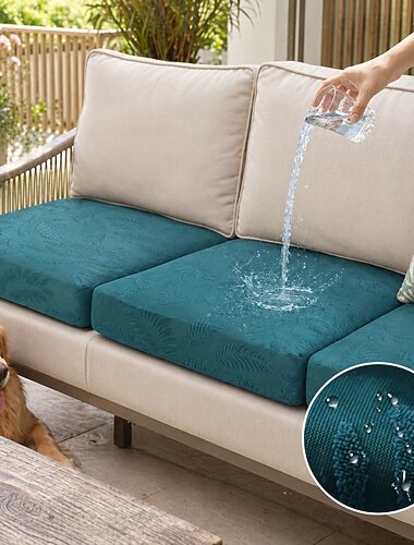  ストレッチソファカバー ソファシートクッションカバー 犬用 ペット用、マジックソファカバー セクショナルソファスリップカバー ラブシート用、L字型、3人掛け、洗えるプロテクター