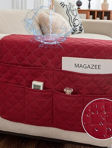  Sofa-Aufbewahrungstasche wasserdichte und ölbeständige Sofa-Armlehne, Handtuchmagazin, Fernbedienung, Sofa, Liege, Armlehne, Kleinigkeiten, Verwaltungstasche