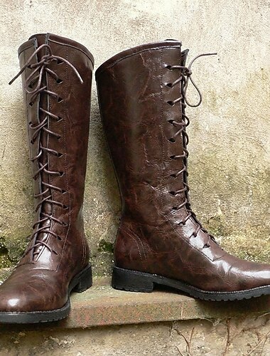  Medievale Rinascimento Scarpe Costume Per uomo Unisex Costumi da pirata Stile Steampunk Mascherata Festa / Sera LARP Fiera Rinascimentale Adulti Scarpe