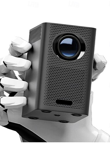  intelligens mini projektor hordozható házimozi projektor 1080p támogatással, 5g wifi bluetooth filmprojektor kültéri beltéri használatra, zsebméretű projektor iOS-hez, android hdmi tv stick játék