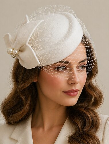  Elegancja Retro / vintage Kapelusznik Fascinatora Fascynator Kate Middleton Strój na bal maskowy Damskie Bal maskowy Impreza / Wieczór Wieczór panieński Doroślu Kapelusz