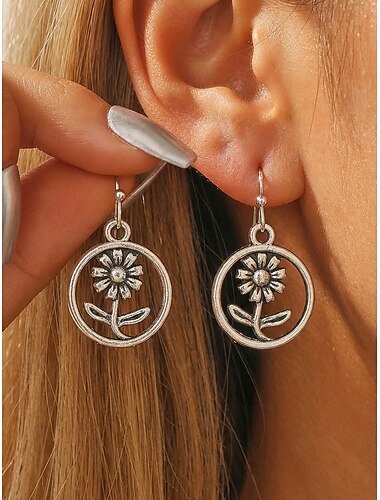  Dámské visací náušnice z bohémské slitiny, víceúčelové náušnice s přívěskem mořské želvy, delfína a chobotnice, ideální na dovolenou na pláži, běžné nošení a letní doplňky.