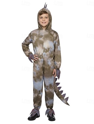  Carnaval 2026 Outfits Romper Dinosaurus Dier Grappig kostuum Kinderen Uniseks Maskerade Boekenweek Feest Aankleden