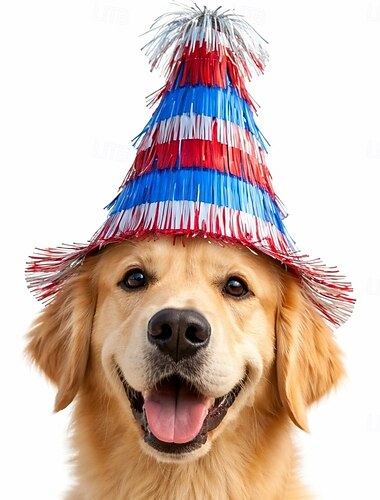  Cône de chapeau de fête - amusant &cornets en papier festifs pour animaux de compagnie et enfants