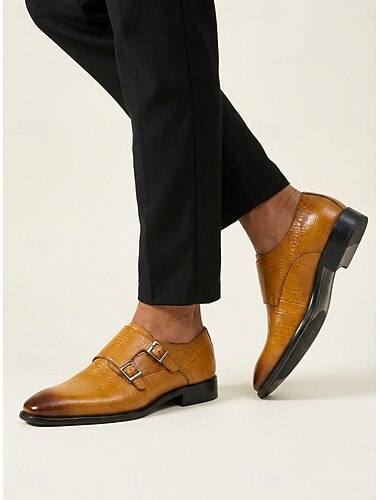  scarpe oxford da uomo in pelle nera – design classico con lacci e dettagli traforati, ideali per matrimoni, riunioni di lavoro e occasioni formali