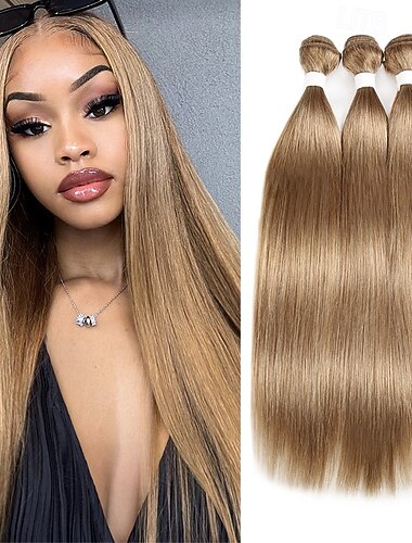  lichtbruine kleur 18 x 20 x 20 inch 3 bundels steil menselijk haar extensions