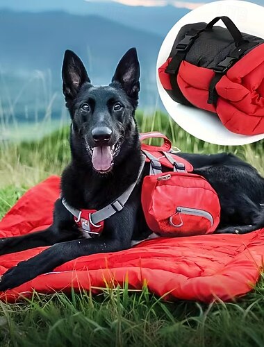  Cuscino per letto per animali domestici portatile, impermeabile, antiscivolo, lavabile, pieghevole, trasformabile in divano, panca, materasso per cani da esterno