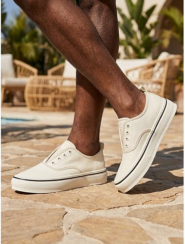  Scarpe da ginnastica casual bianche da uomo, stringate, leggere e comode, ideali per camminare, scarpe basse e pulite, perfette per resort all'aperto, viaggi quotidiani, passeggiate nel tempo libero e vacanze.