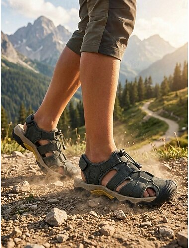  Sandales de randonnée pour femmes, modèle Geay, à bout fermé, avec bride réglable à dégagement rapide, antidérapantes et respirantes, idéales pour le trekking et le camping. &aventures estivales