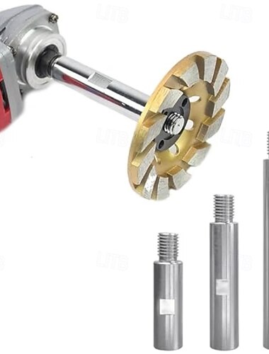  3-teiliges 5/8"-11 Gewinde-Verlängerungswellen-Set für Winkelschleifer, kompatibel mit Rotationspoliermaschinen, Autopoliermaschinen, Polierpads, Stütztellern und elektrischen Poliermaschinen