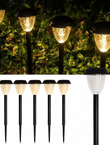  1pç 1 W Luzes Solares LED Energia solar Impermeável Decorativa Branco Quente Branco Frio 1.2 V Iluminação Externa Pátio Jardim 2 Contas LED Natal Ano Novo