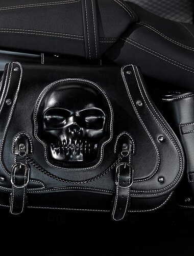  Western Retrò Vintage Punk & Gotico Borse laterali Borsa da moto Teschio Rinascita occidentale Costume Unisex Casuale Adulti Borse laterali